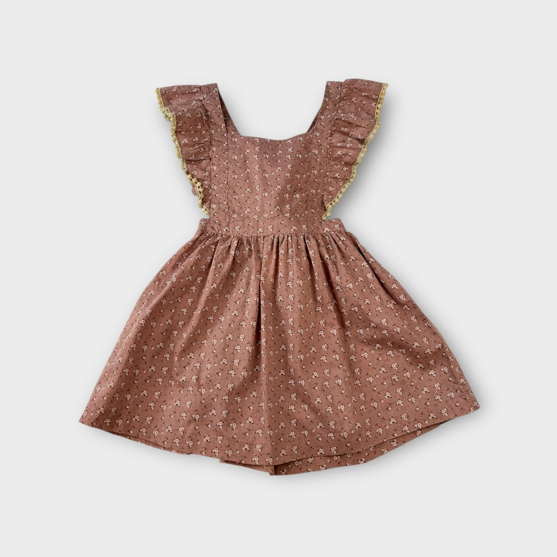 Jamie Kay Floral Pinafore Dress, Size 2