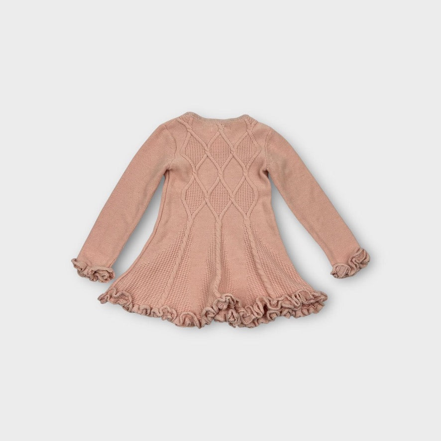 Pink Cable Knit Dress, Size 2