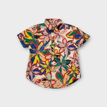 Tropical Printed Shirt, Size 3