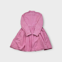 Ralph Lauren Pink Stripe Shirt Dress, Size 7