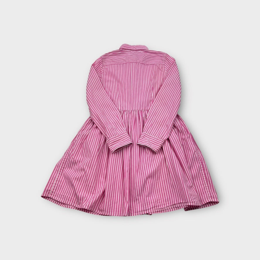 Ralph Lauren Pink Stripe Shirt Dress, Size 7