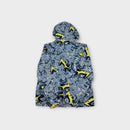 Quicksilver Pattern Hooded Jacket, Size 10