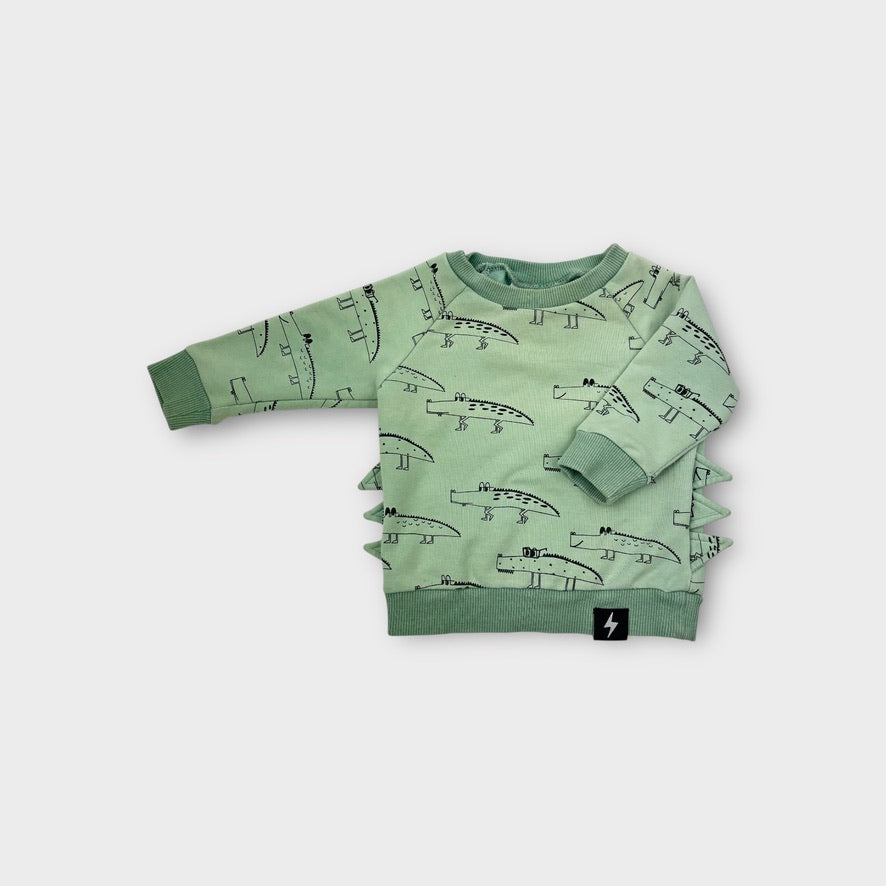 Kapow Kids Crocodile Jumper, Size 00