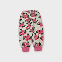 Mini Rodini Terry Rose Pants, Size 3-5