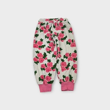Mini Rodini Terry Rose Pants, Size 3-5