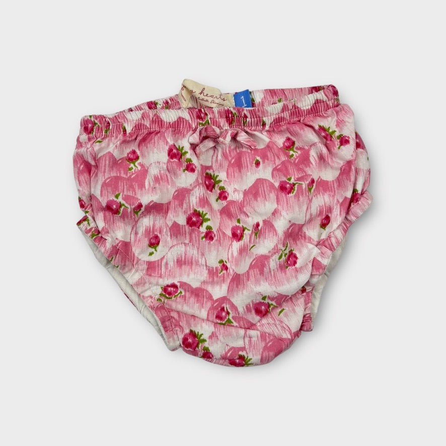 Young Hearts Pink Floral Dress, Size 1