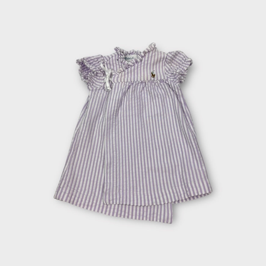 Ralph Lauren Purple Stripe Set, Size 000