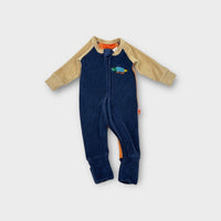 Halcyon Nights Terry Colourblock Onesie, Size 000