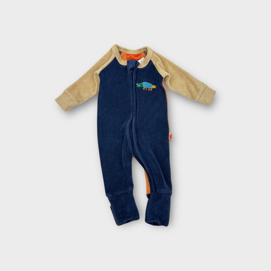 Halcyon Nights Terry Colourblock Onesie, Size 000