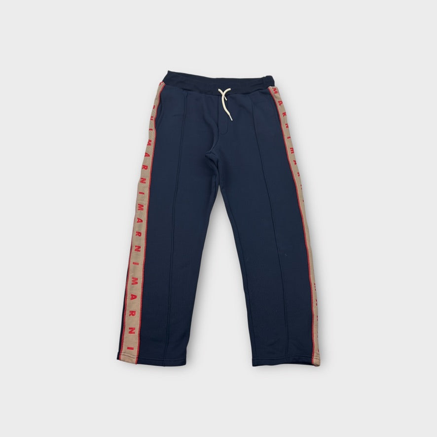 Marni Logo Stripe Track Pants, Size 14