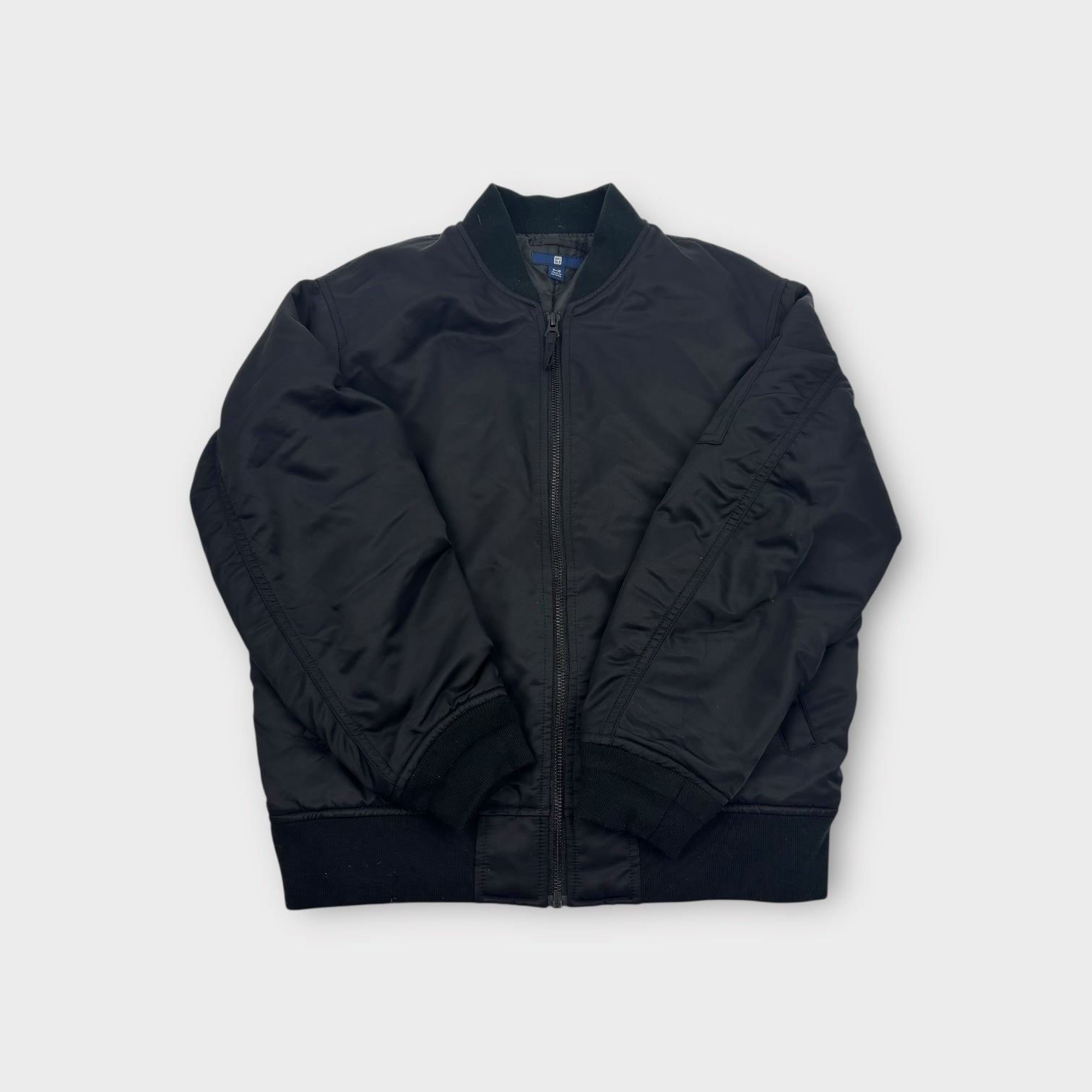 Uniqlo Black Zip Jacket, Size 9-10
