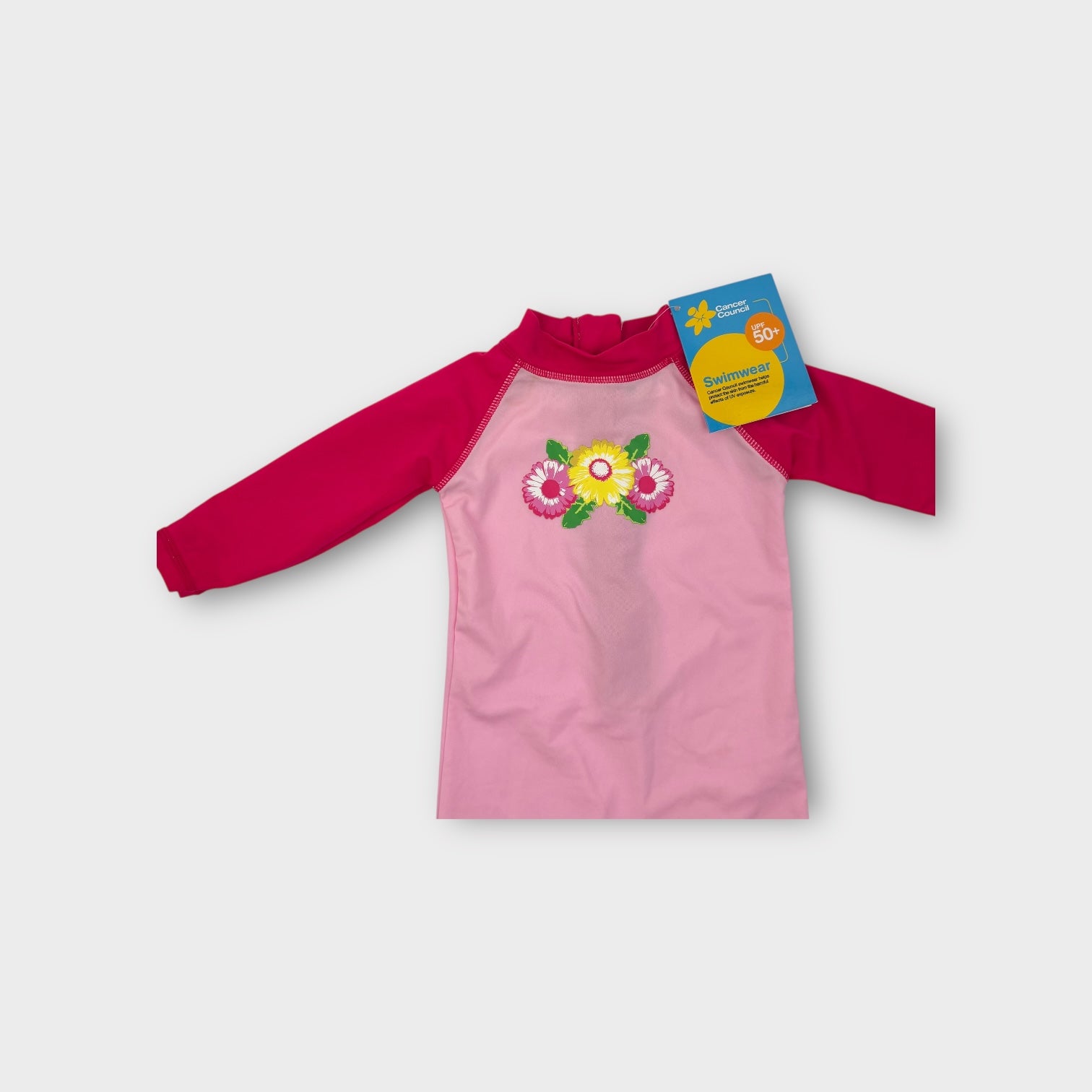 Cancer Council Long Sleeve Flower Swimsuit, Size 0