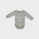 Wool Long Sleeve Bodysuit, Size 000