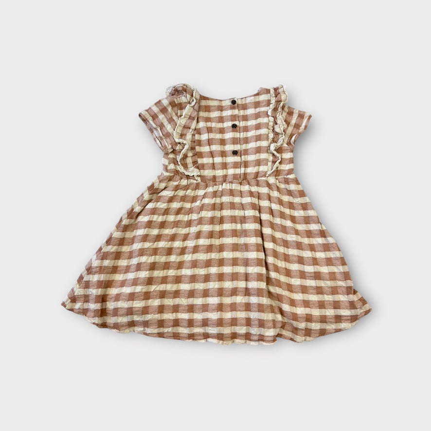 Lil Atelier Gingham Dress, Size 3-4
