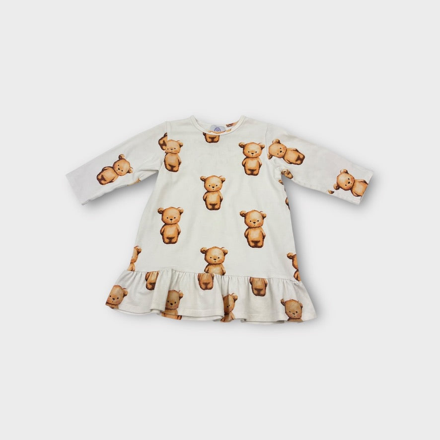 Cheeky Chickadee Bear Dress, Size 0