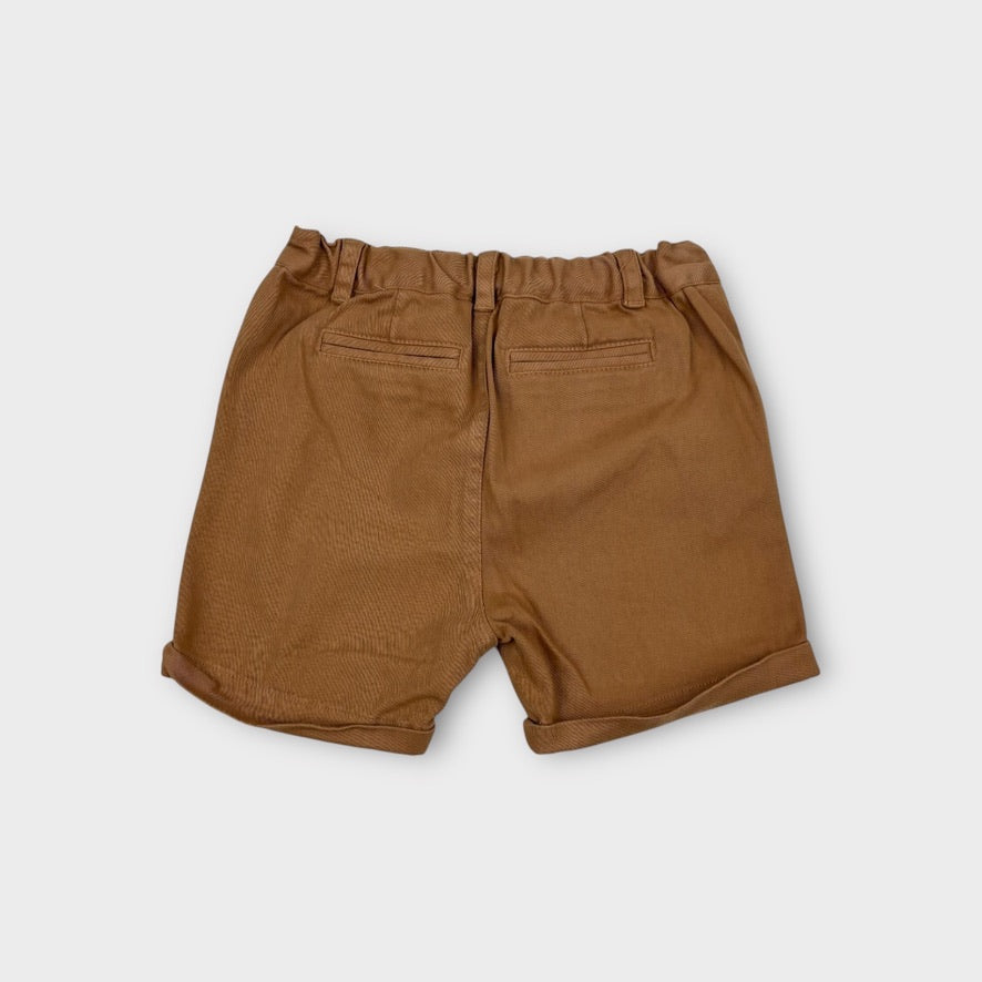 Hux Brown Chino Shorts, Size 6