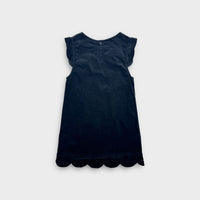Country Road Black Velour Dress, Size 7