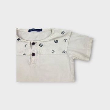 Gabriela Figliolia Sailor Collar Top, Size 2