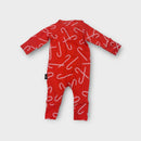 Kip & Co Candy Cane Onesie, Size 000