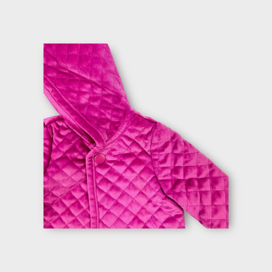 Milky Pink Velvet Jacket, Size 000