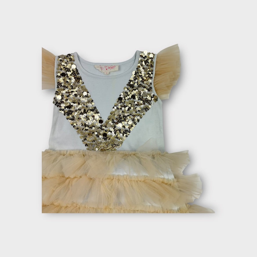 Tutu Du Monde Sequin and Tulle Dress, Size 1