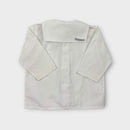 Mariella Burani White Collared Shirt, Size 0