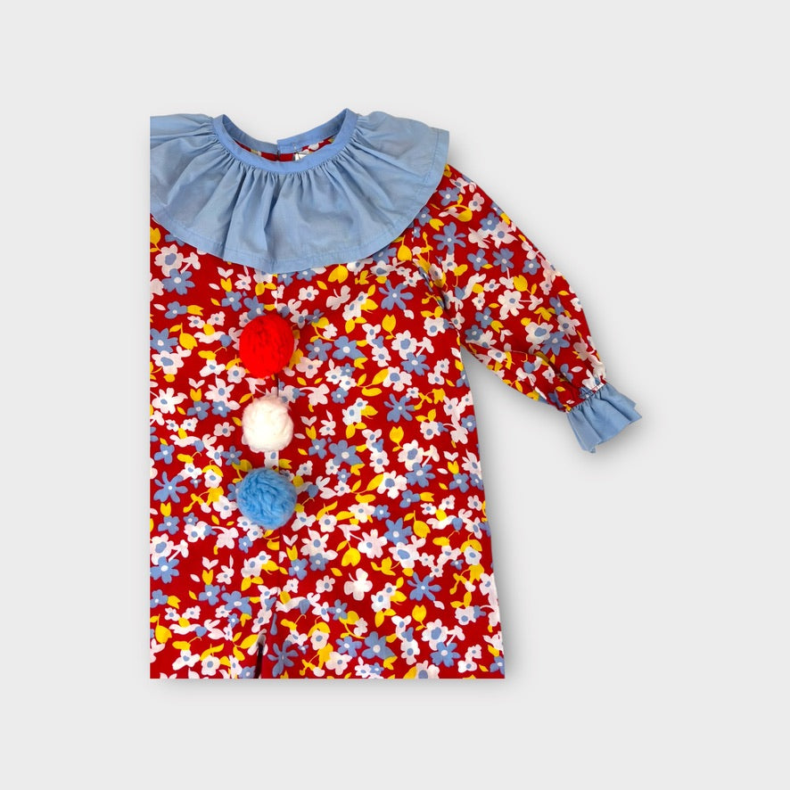 Retro Clown Onesie, Size 5