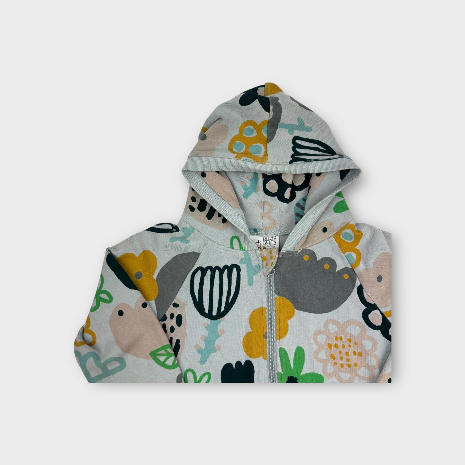 Minti Melbourne Pattern Zip Hoodie, Size 6