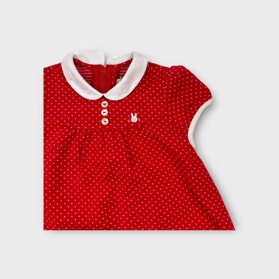 Miki House Red Bunny Dress, Size 1