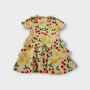 Mini Rodini Lemon Cherry Dress, Size 4
