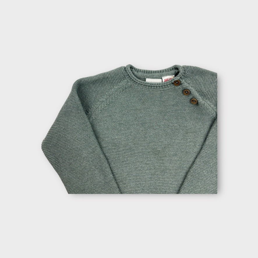 Zara Green Knit Jumper, Size 3-4