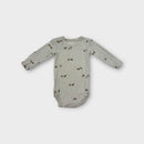 Wool Long Sleeve Bodysuit, Size 000