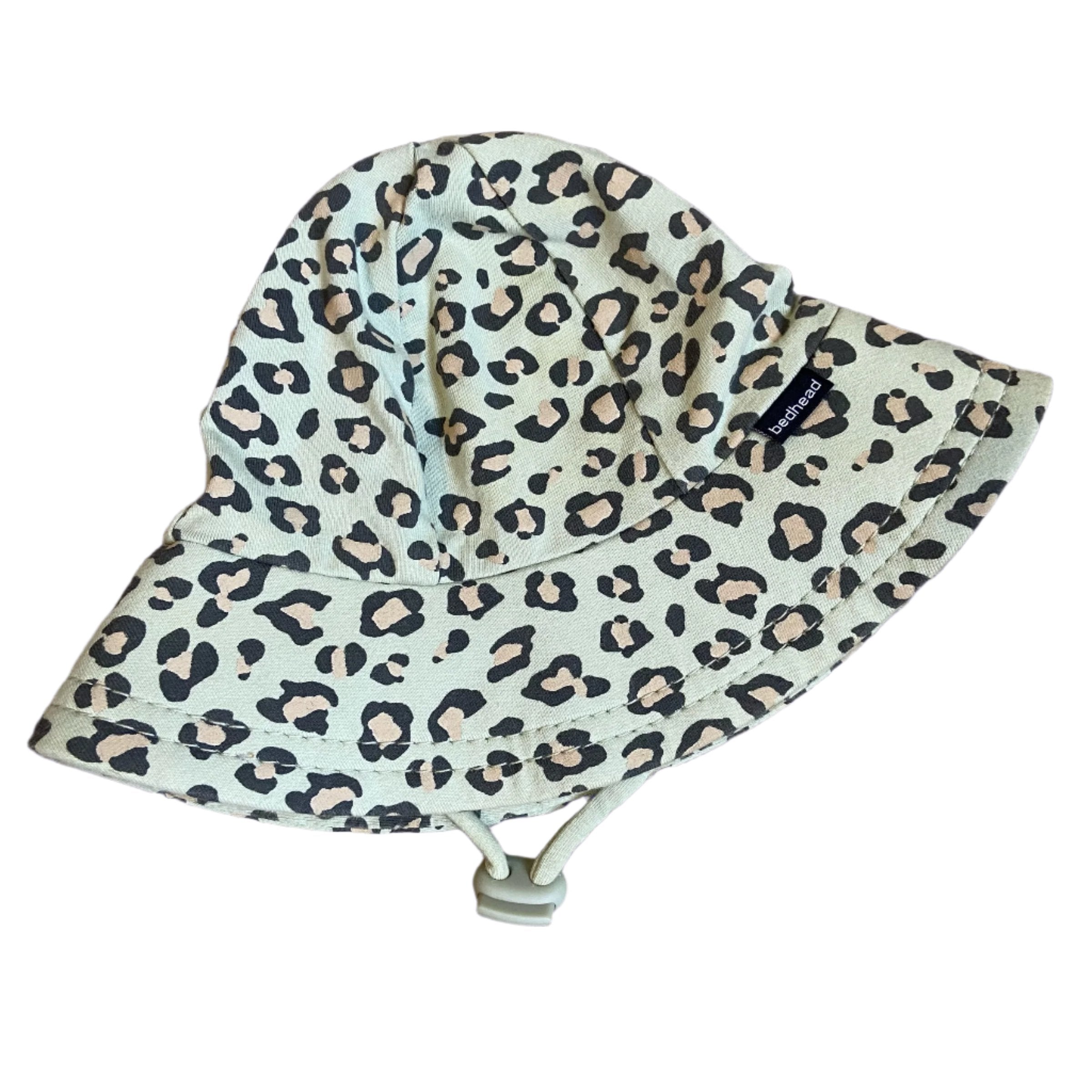 Leopard Print Bedhead Hat, Size XS