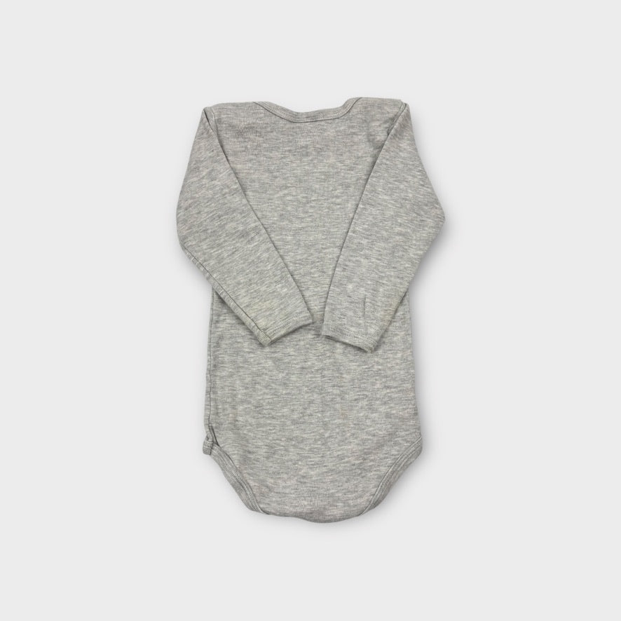 Petit Bateau Long Sleeve Bodysuit Bundle, Size 1