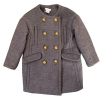Chloe Grey Wool Blend Coat, Size 4