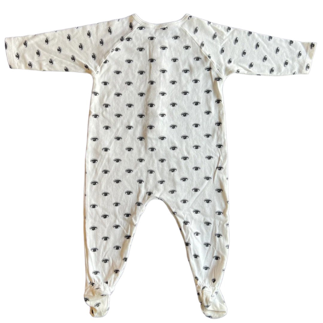 Kenzo Eye Print Onesie, Size 1