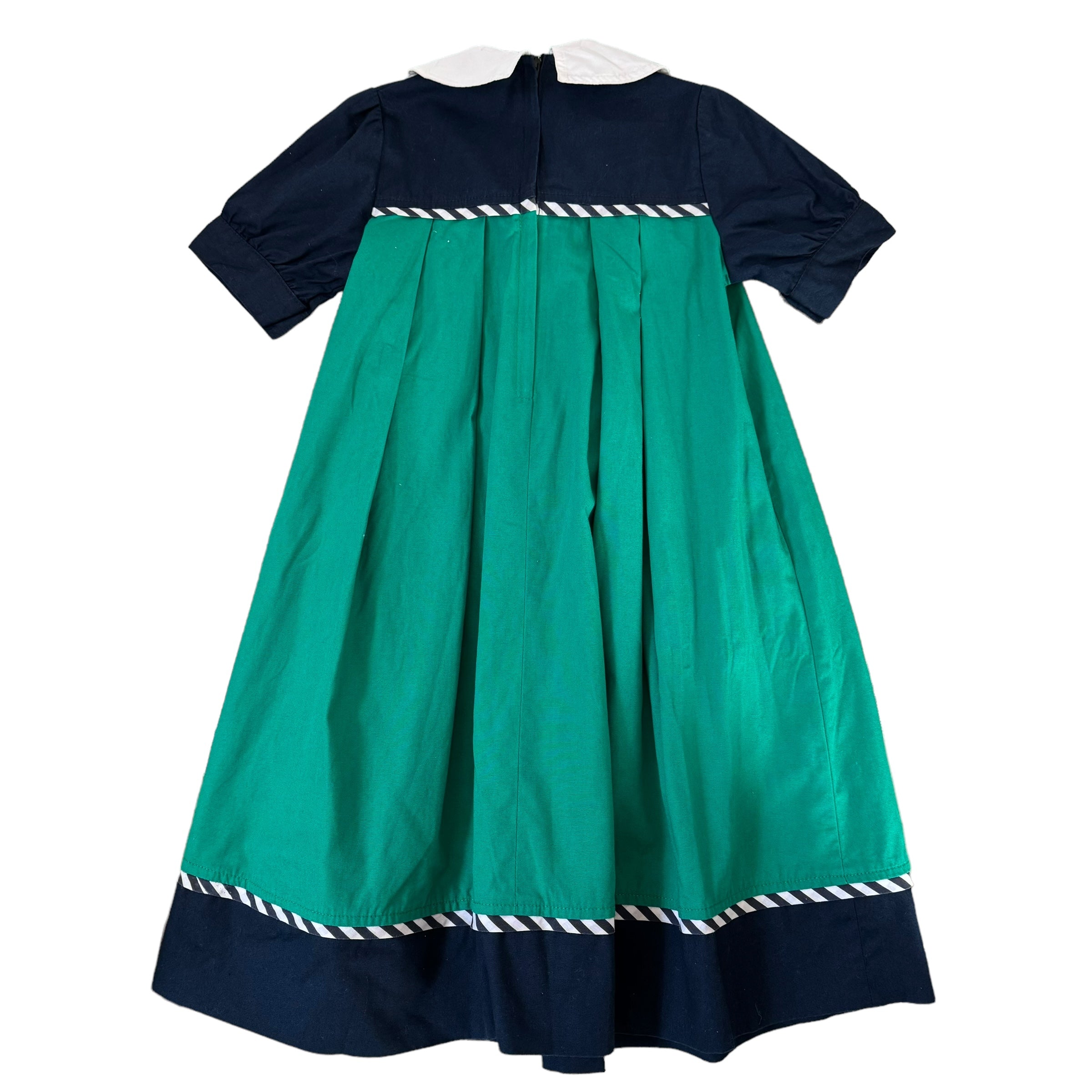 Vintage Peggoty’s 90s Appliqué Houses Dress, Size 5