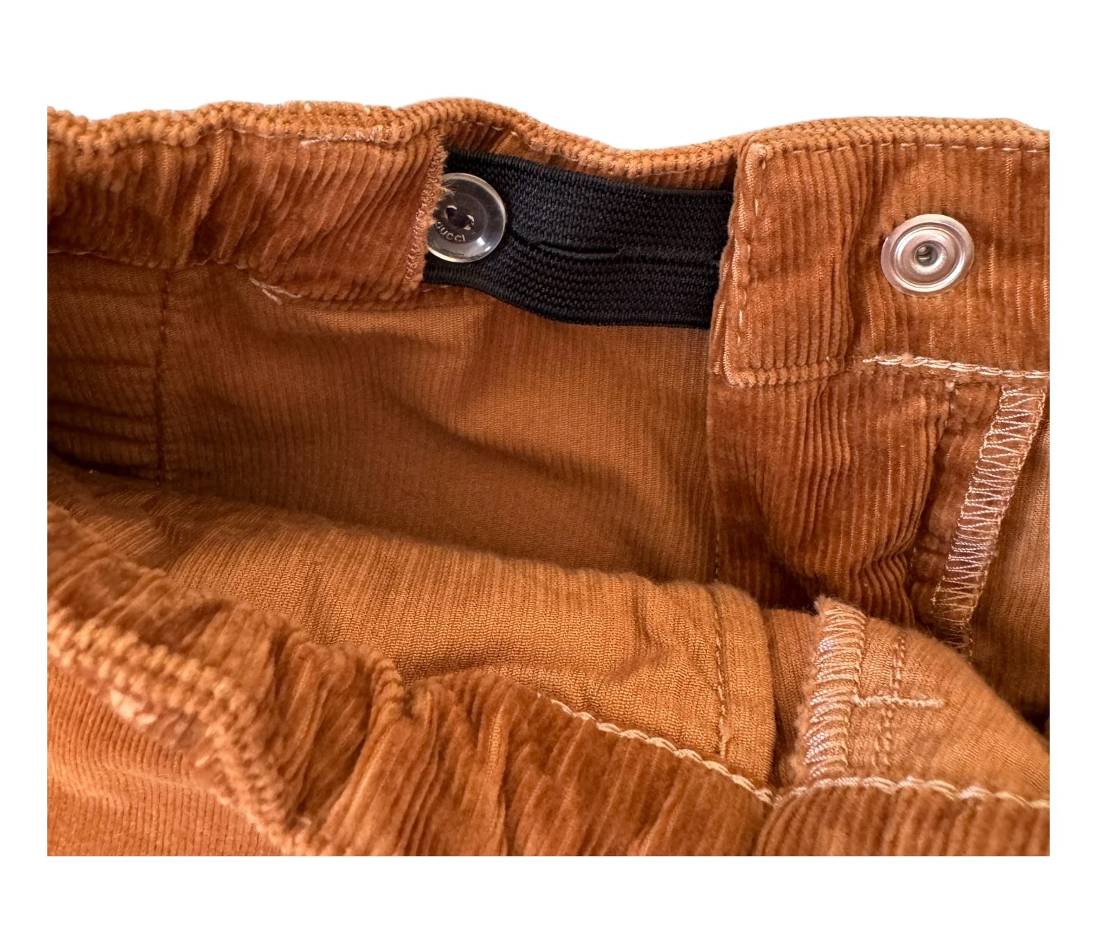 Gucci Tan Corduroy Shorts, Size 8