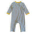 Miki House Original Stripe Bear Onesie, 9-12 months