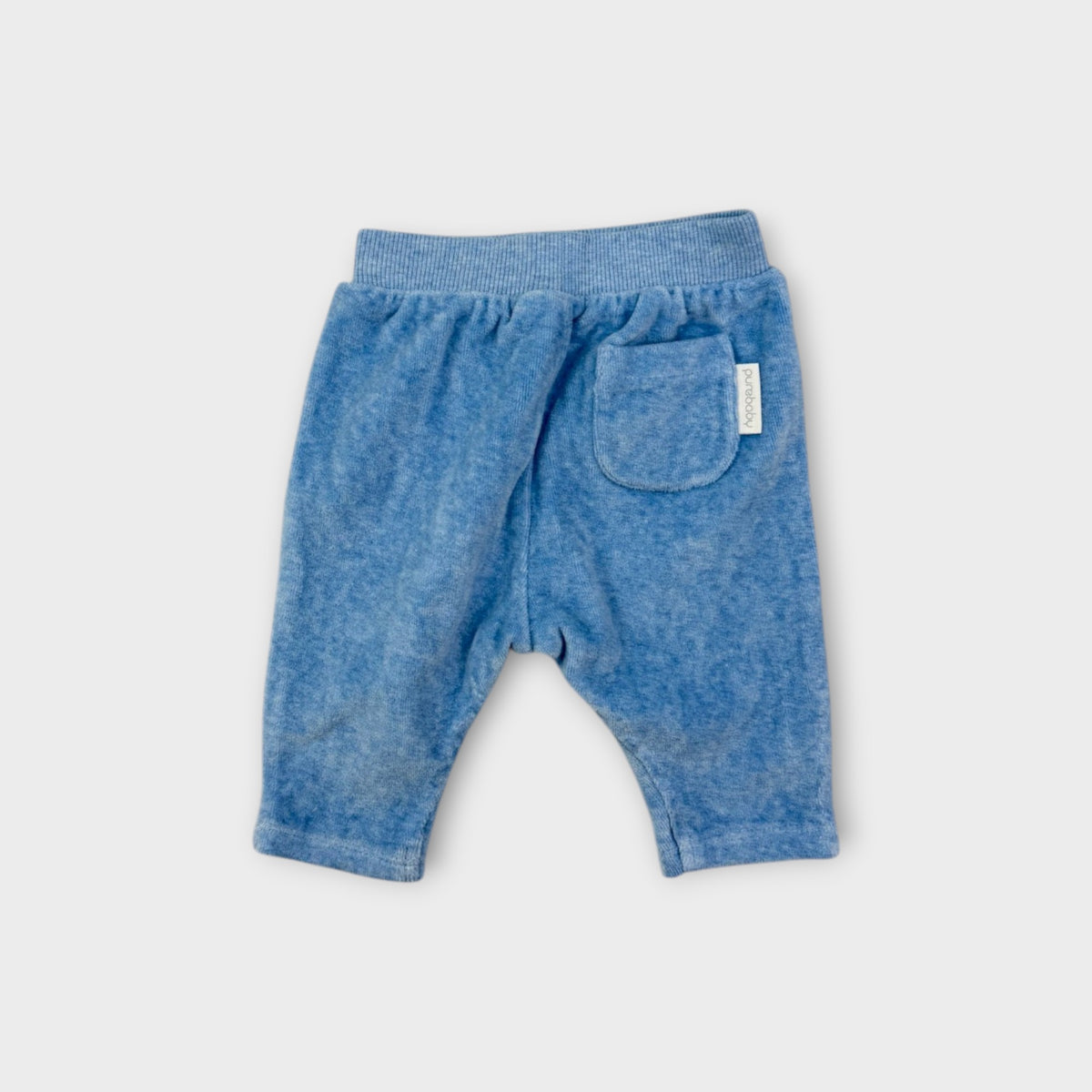 Purebaby Stripe Velour Set, Size 000