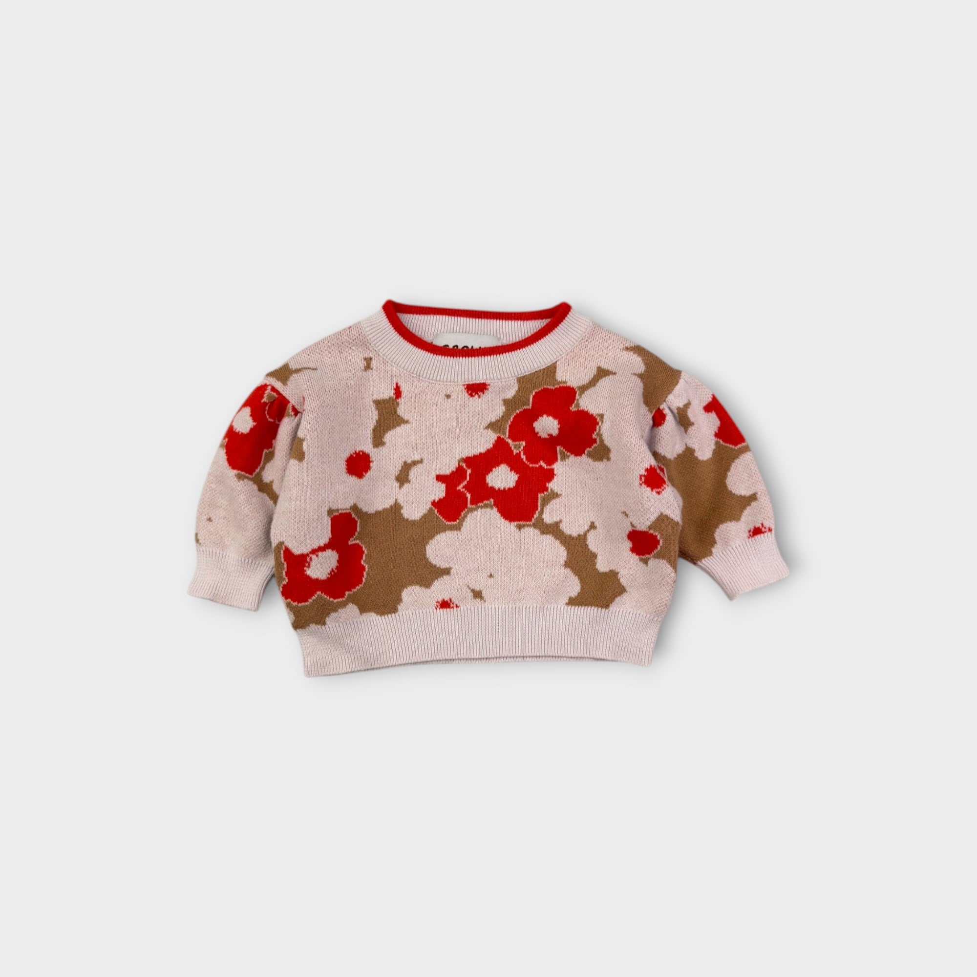 Grown Floral Knit Jumper & Pants Set, Size 000