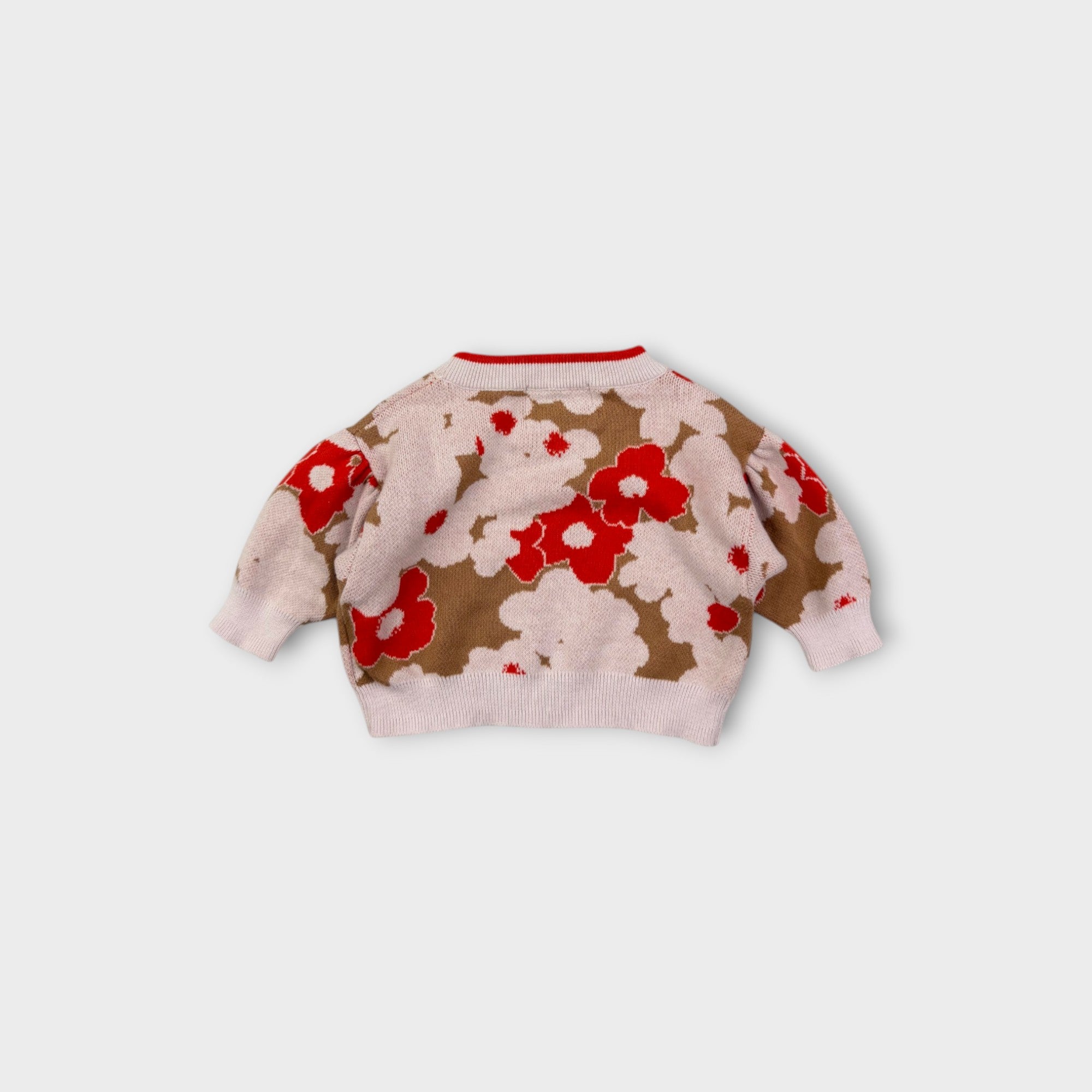 Grown Floral Knit Jumper & Pants Set, Size 000