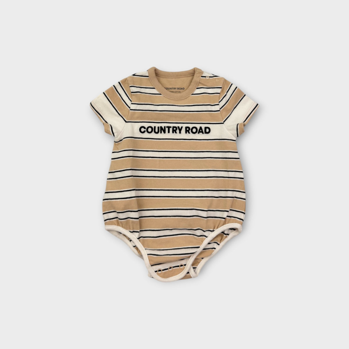 Country Road Stripe Bodysuit, Size 0000