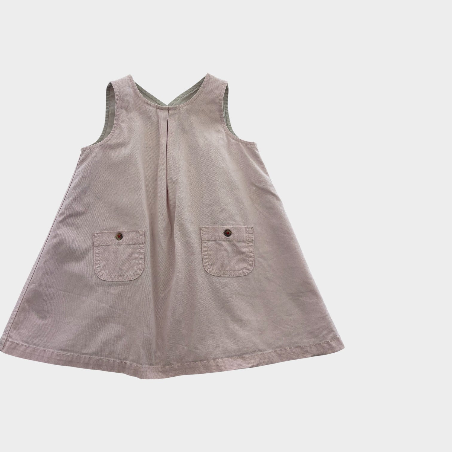 Petit Bateau Pink Wrap Dress, Size 1