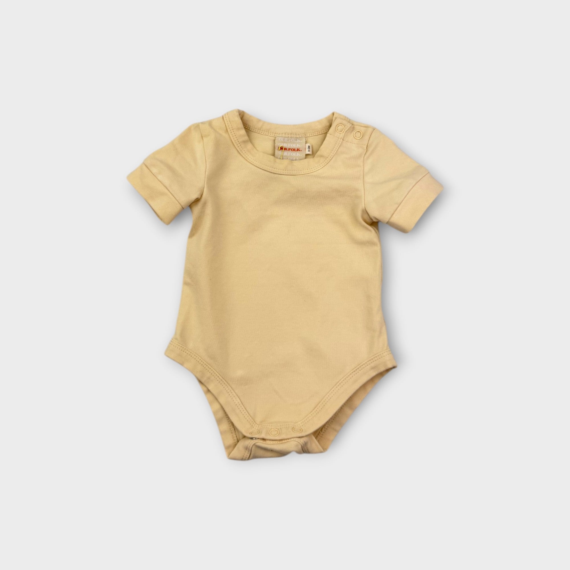 Our Folk Beige Bodysuit, Size 00
