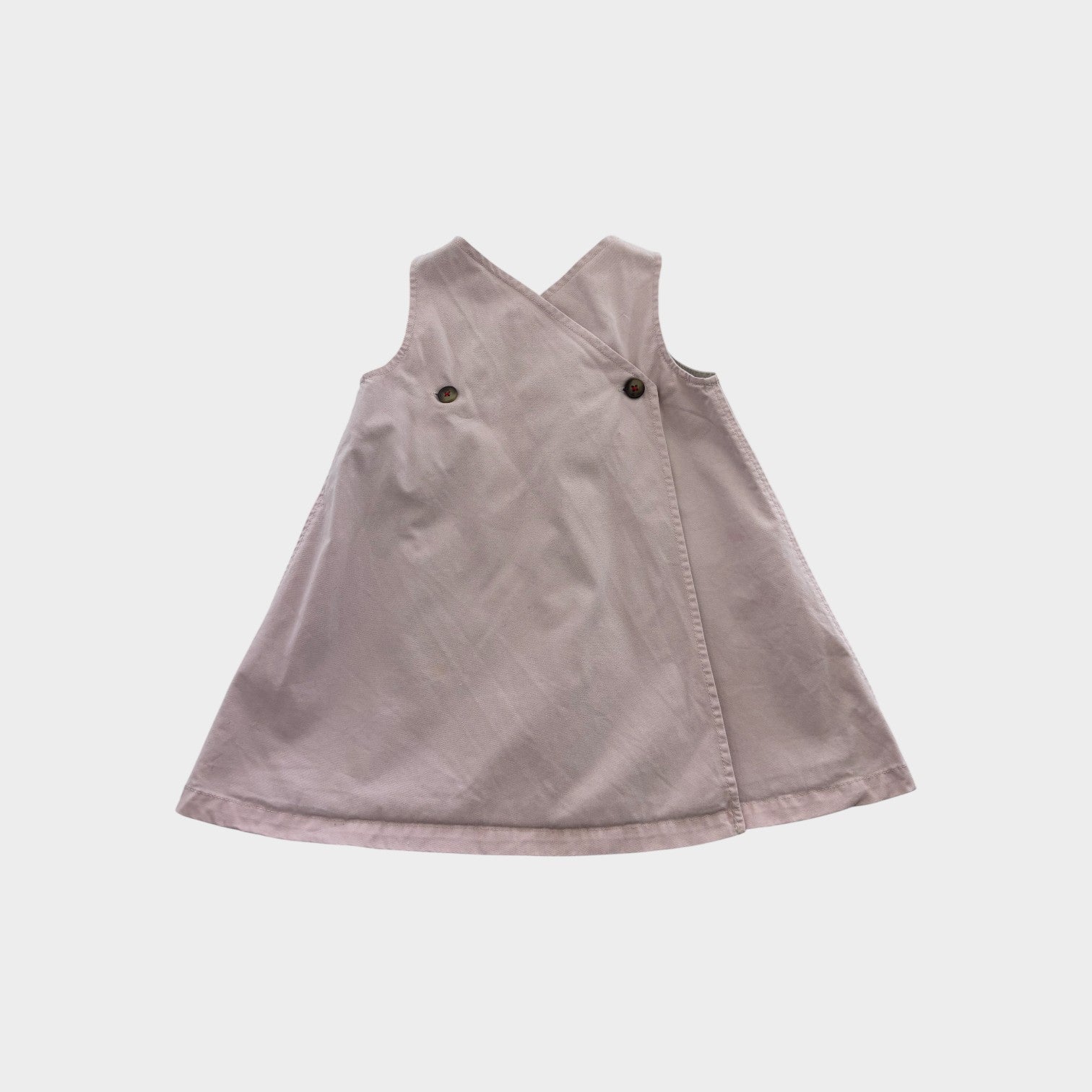 Petit Bateau Pink Wrap Dress, Size 1