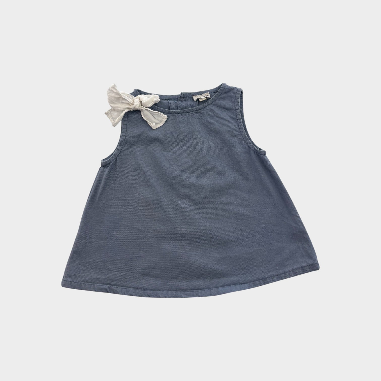 Yellow Pelota Blue Blouse, Size 1