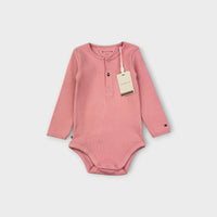 TH Pink Ribbed Bodysuit, Size 0