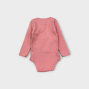 TH Pink Ribbed Bodysuit, Size 0