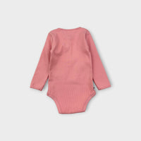TH Pink Ribbed Bodysuit, Size 0